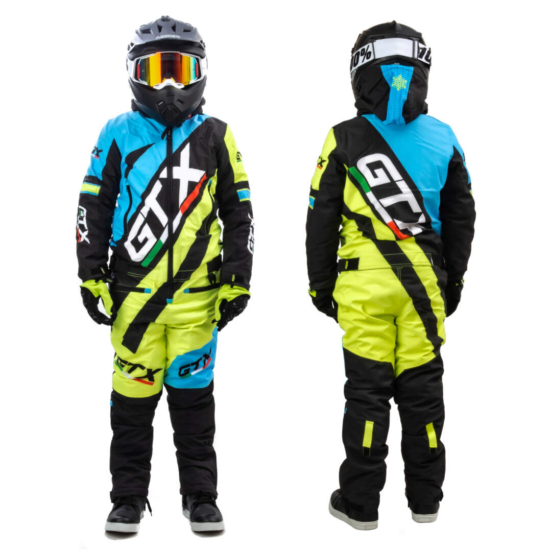 Комбинезон для снегохода (детский) GTX №6 blue-yellow (текстиль) (12Y) Комбинезон для снегохода (детский) GTX №6 blue-yellow (текстиль) (12Y)